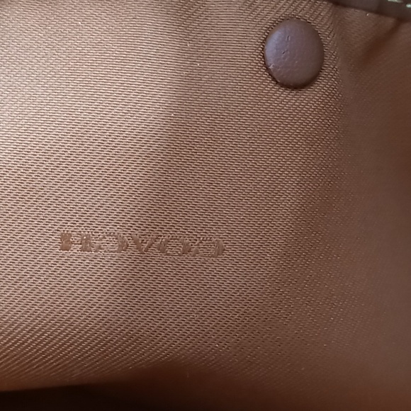 Coach- Lori- Pebble Leather & Suede Tote /Shoulder Bag - Burgundy - Picture 9 of 14